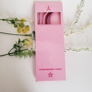 Jeffree Star PINK METAL STRAW - 4pack